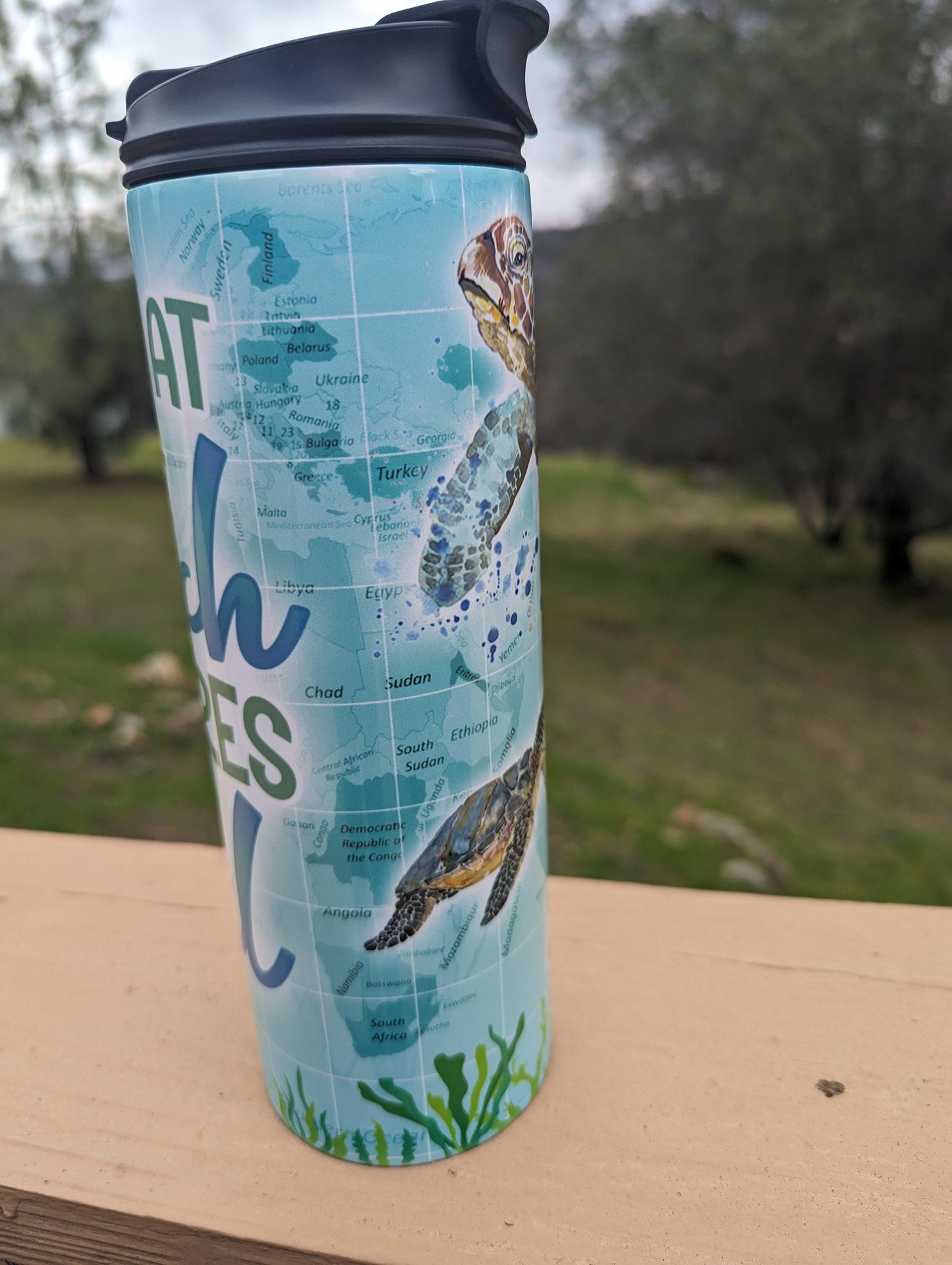 Beach restores the soul tumbler