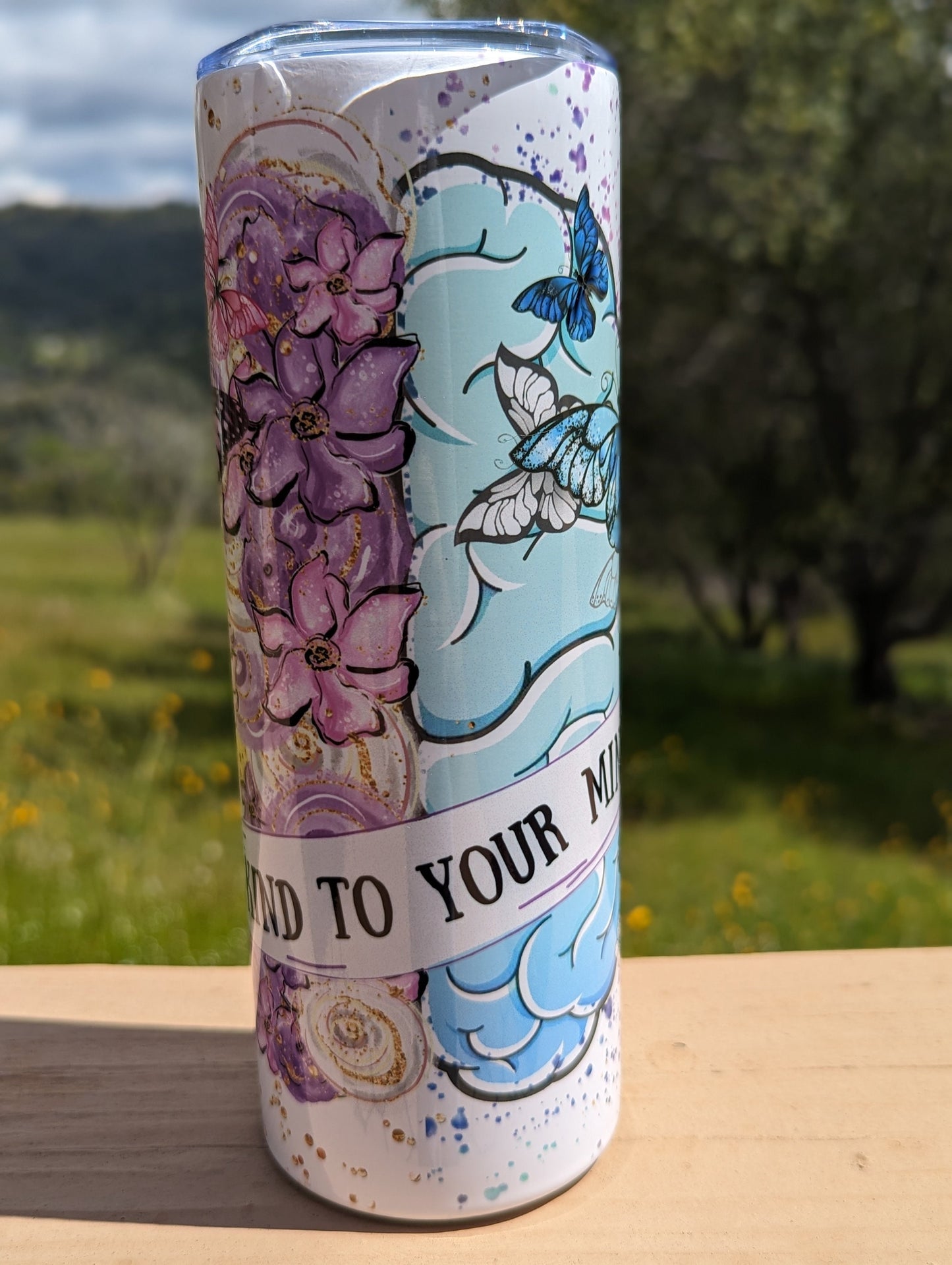 be kind to your mind 20oz tumbler