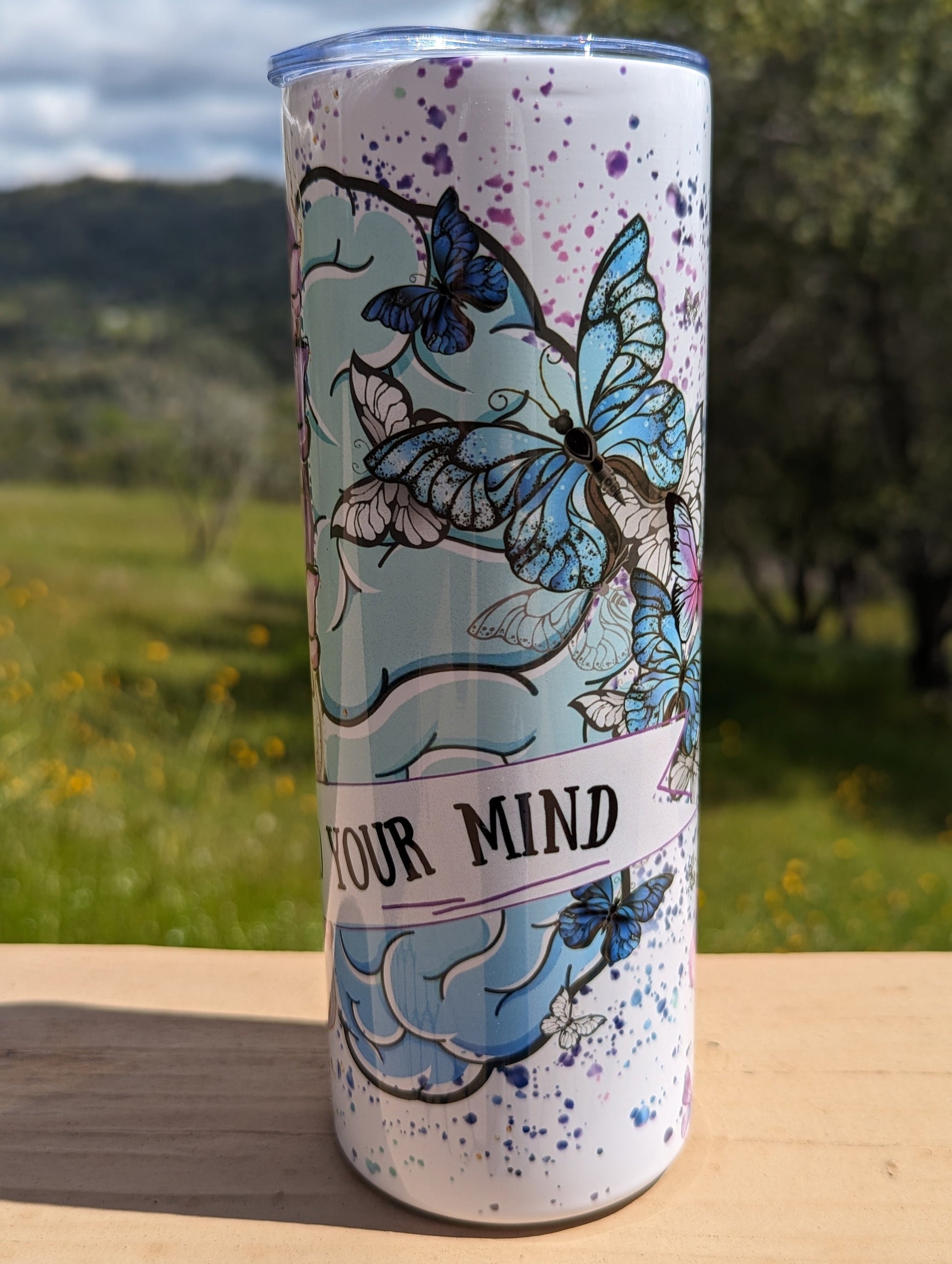 be kind to your mind 20oz tumbler