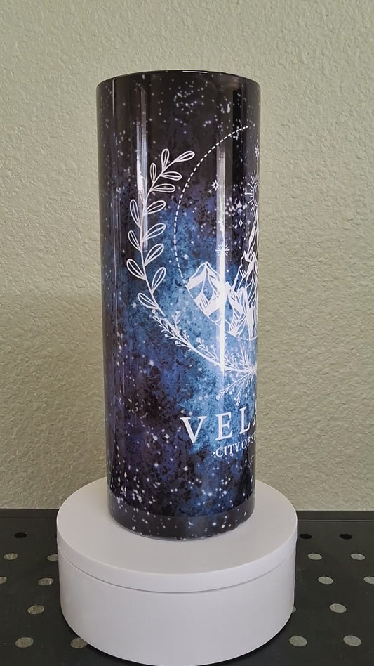 Velaris 20oz Tumbler officially licensed by Sarah J. Mass ACOTAR Merch