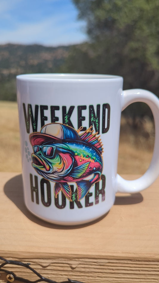 Weekend Hooker ceramic mug