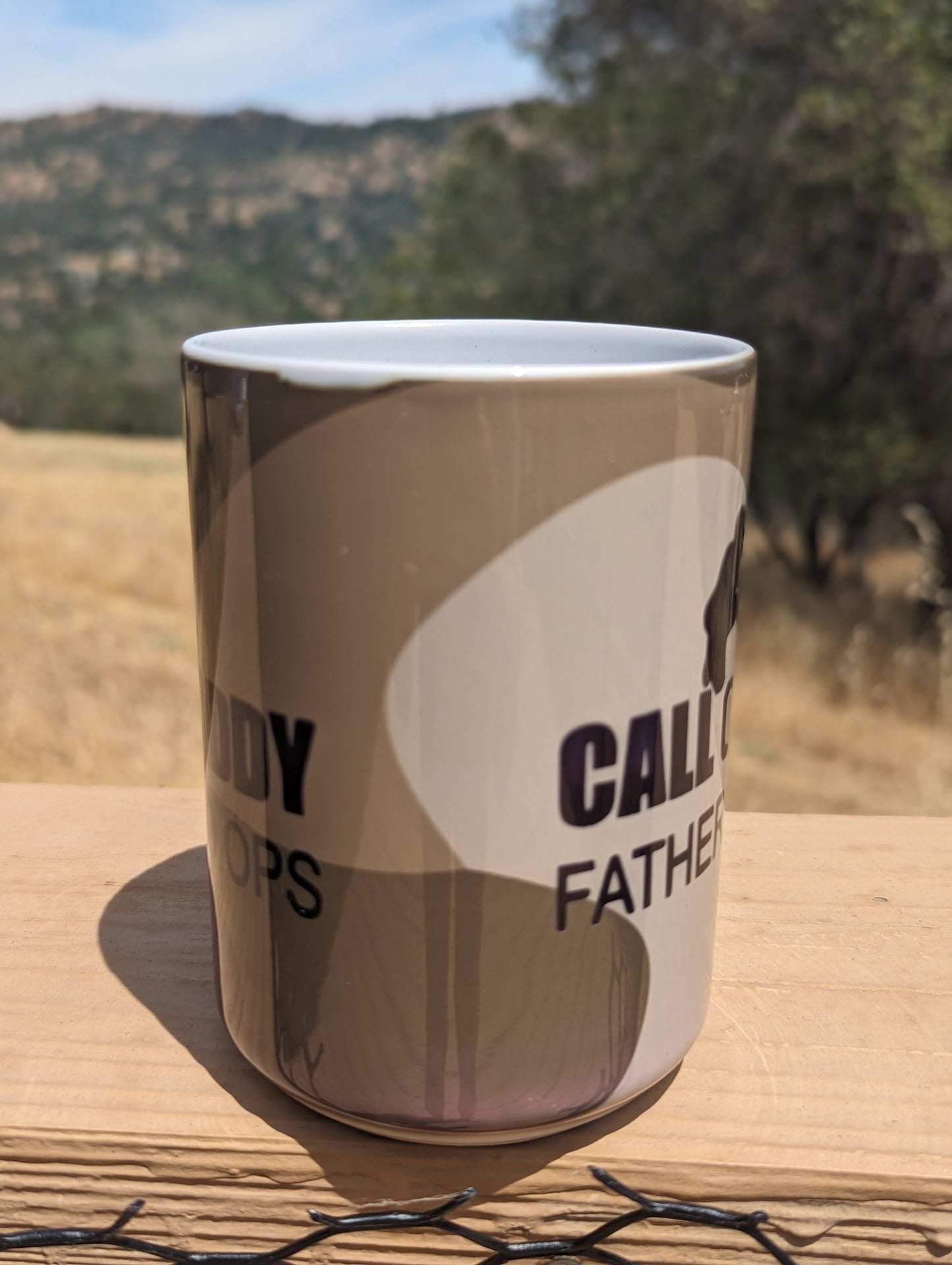 call of Daddy ceramic coffee mug