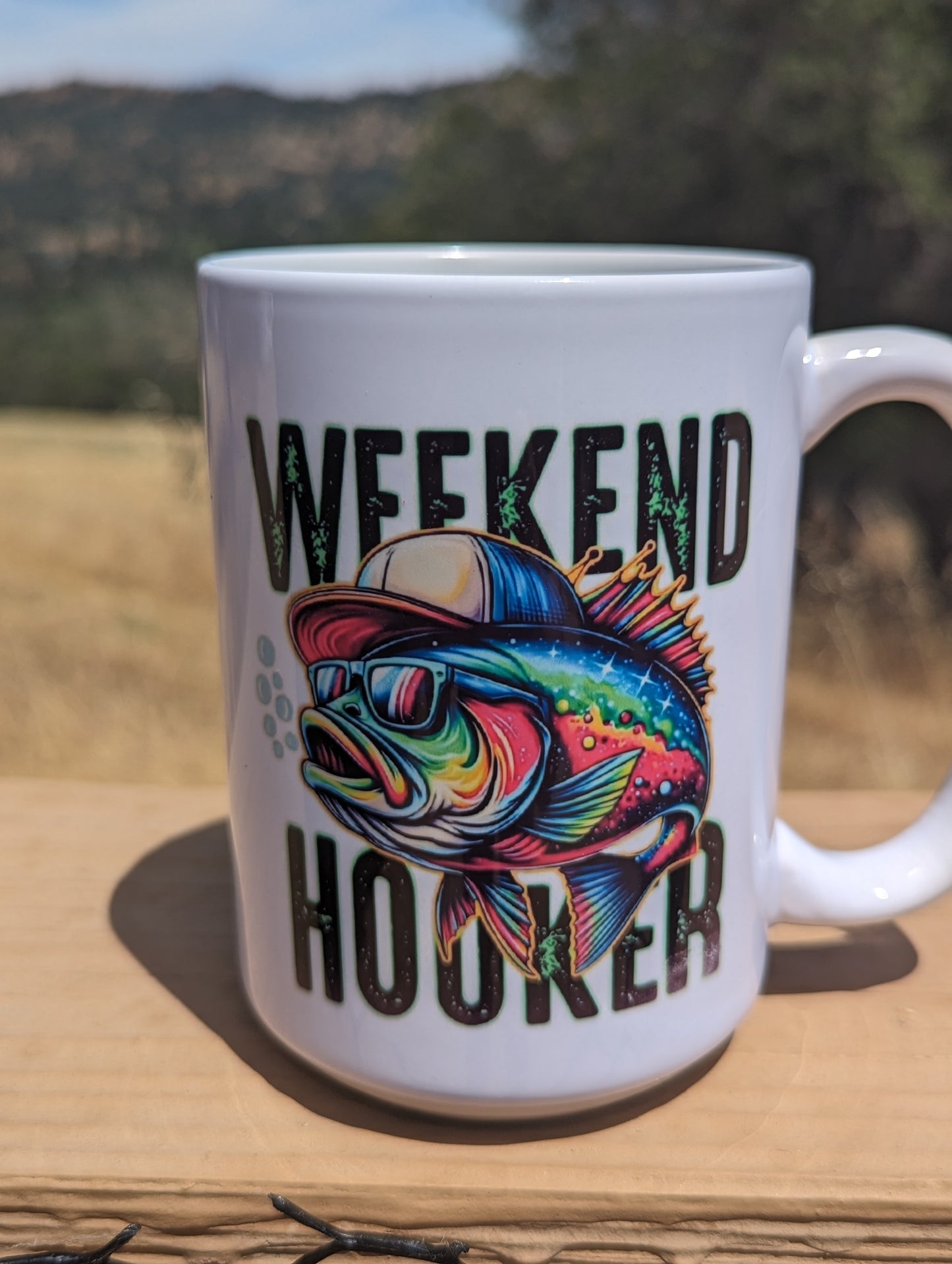 Weekend Hooker ceramic mug