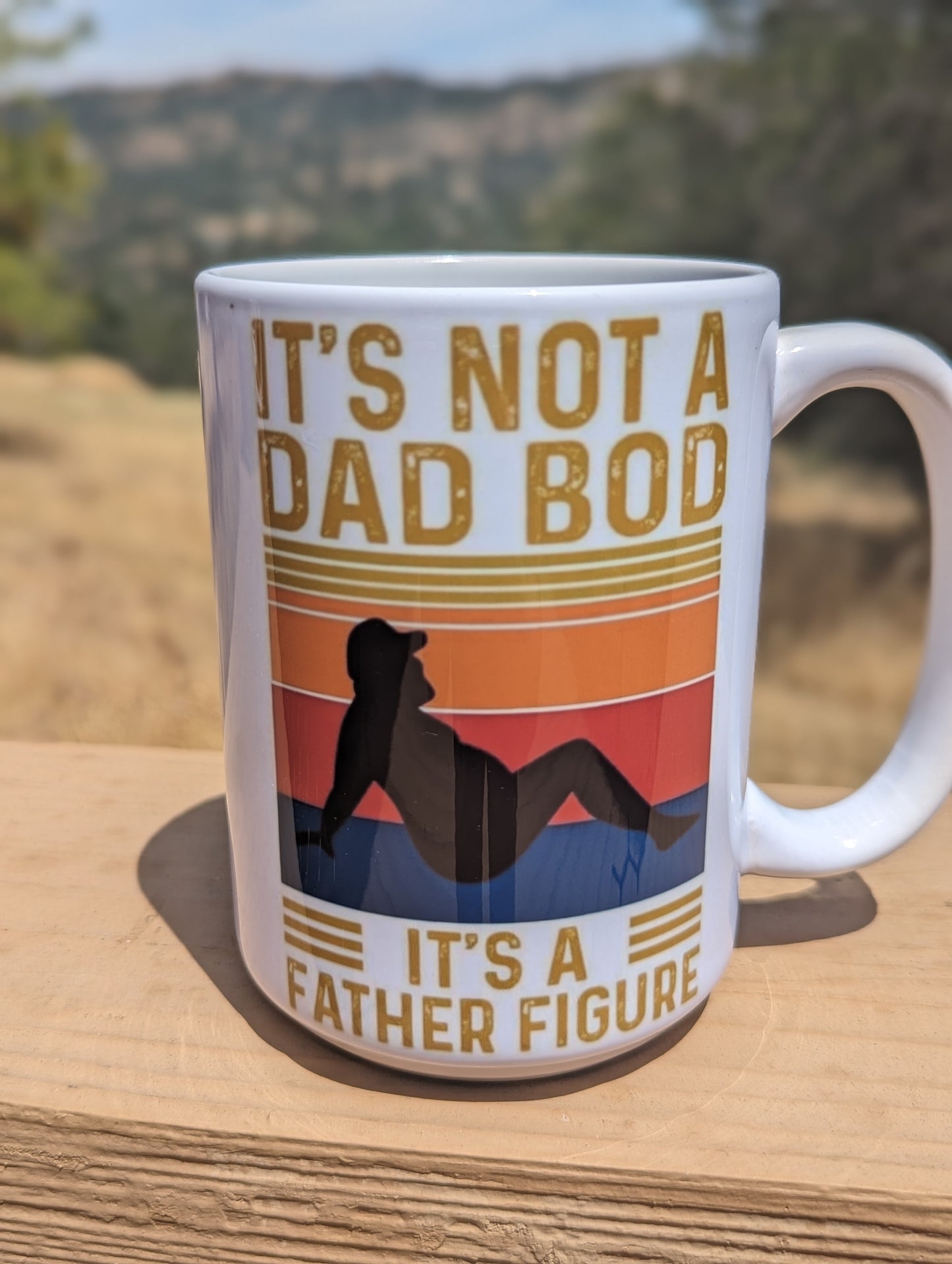 Father figure ceramic mug