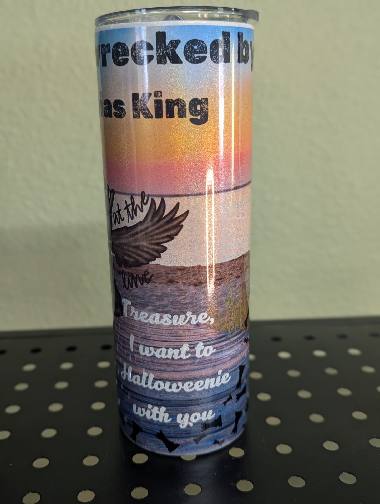 Wrecked by Tobias 20oz Tumbler with Wing Bookmarks - Inspired by Ravenhood Series - Drinkware - Bottle