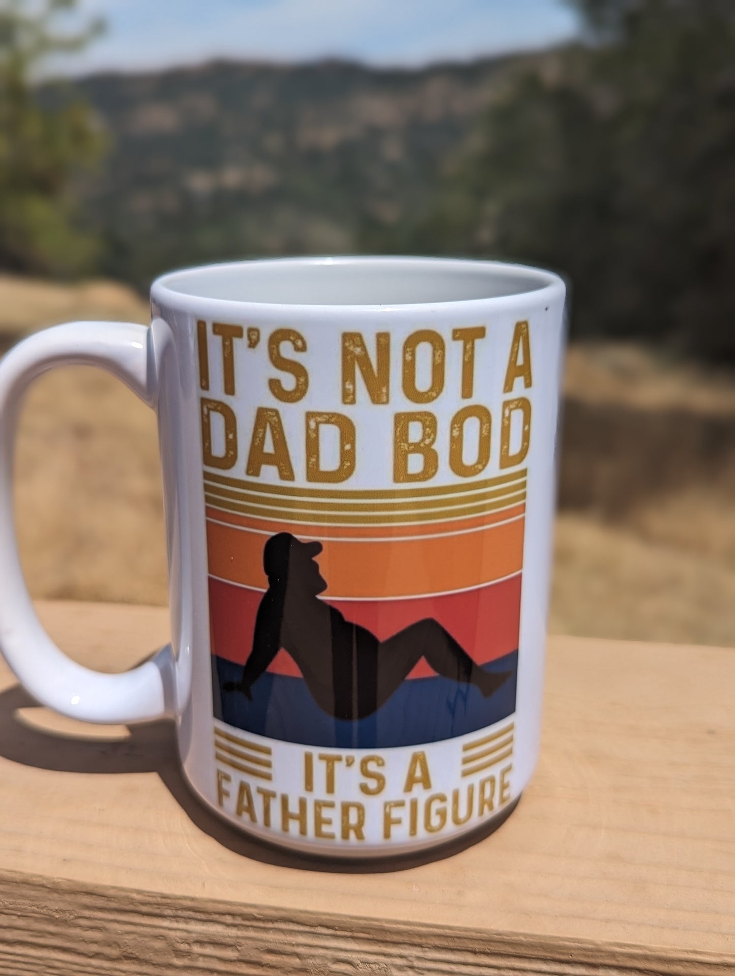 Father figure ceramic mug