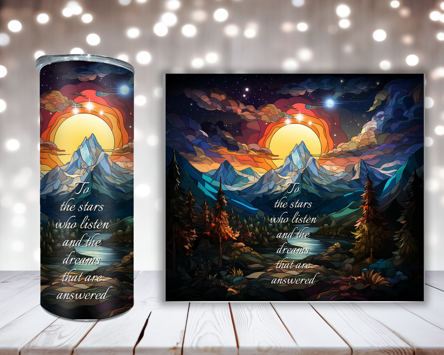 To the Stars and Dreams 20oz tumbler